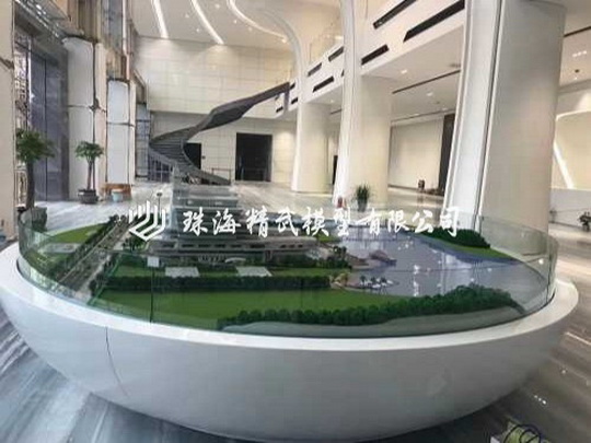 珠海無人船基地沙盤模型